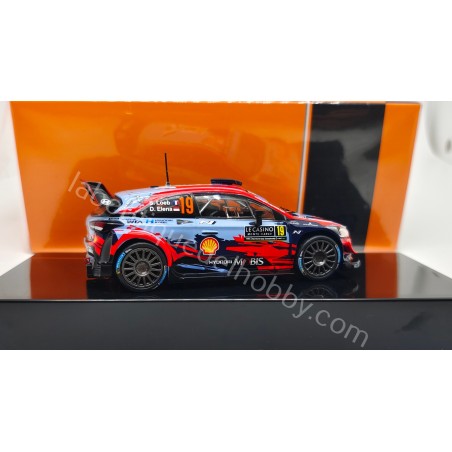 HYUNDAI I20 COUPE WRC S. LOEB RALLYE MONTE CARLO 2019 IXO ESCALA 1:43