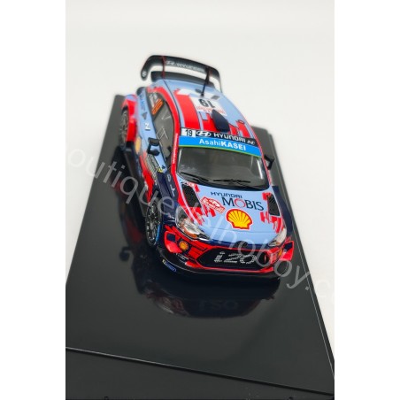HYUNDAI I20 COUPE WRC S. LOEB RALLYE MONTE CARLO 2019 IXO ESCALA 1:43