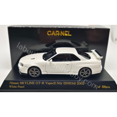 NISSAN SKYLINE GT-R (BNR34) VSPECII NUR 2002 CAR NEL ESCALA 1:43