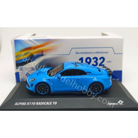 ALPINE A110 RADICALE 70 2024 SOLIDO ESCALA 1:43