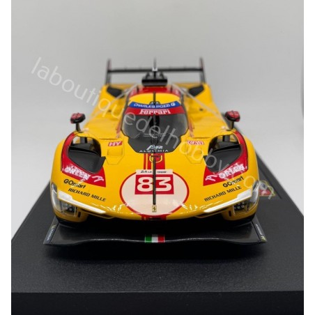 FERRARI 499P KUBICA-YE-SHWARTZMAN LE MANS 2024 BURAGO ESCALA 1:18