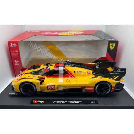 FERRARI 499P KUBICA-YE-SHWARTZMAN LE MANS 2024 BURAGO ESCALA 1:18