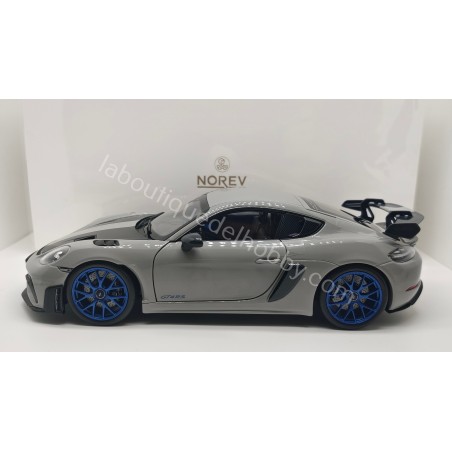 PORSCHE CAYMAN GT4 RS WEISSACH CHALK 2023 NOREV ESCALA 1:18