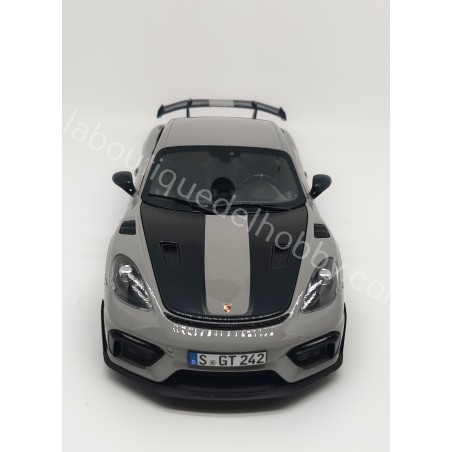 PORSCHE CAYMAN GT4 RS WEISSACH CHALK 2023 NOREV ESCALA 1:18
