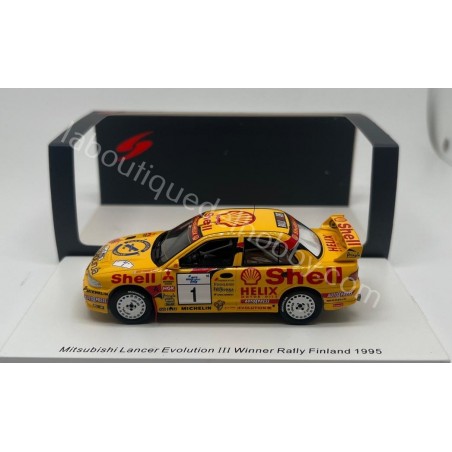 MITSUBISHI LANCER EVO III T. MAKINEN RALLY FINLAND 1995 SPARK ESCALA 1:43