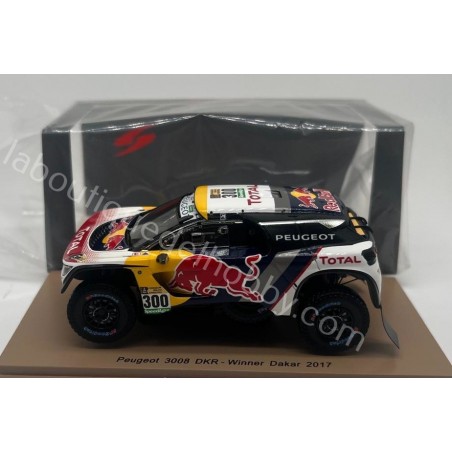 PEUGEOT 3008 DKR S. PETERHANSEL DAKAR 2017 SPARK ESCALA 1:43