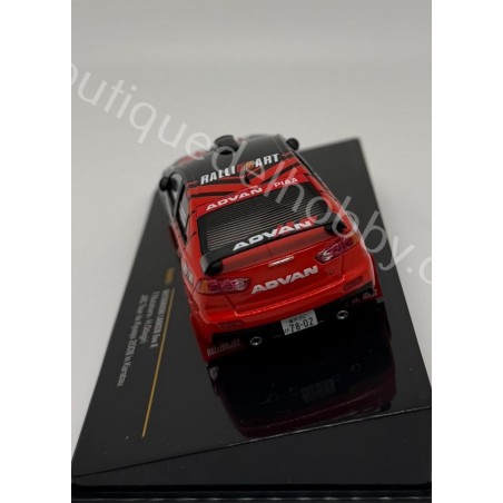 MITSUBISHI LANCER EVO X F. NUTAHARA JRC TOUR DE KYUSYU 2008 IXO ESCALA 1:43