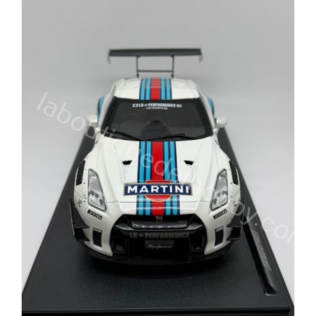 NISSAN GT-R R35 LBWK MARTINI 2024 SOLIDO ESCALA 1:18
