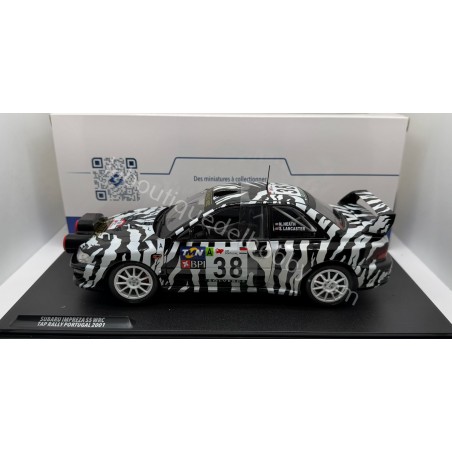 SUBARU IMPREZA 22B WRC N. HEATH RALLYE PORTUGAL 2001 SOLIDO ESCALA 1:18