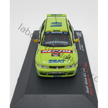 SEAT IBIZA KIT CAR H. ROVANPERA NETWORK Q RAC RALLY 1996 ALTAYA ESCALA 1:43