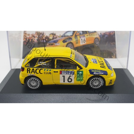 SEAT IBIZA JUNIOR GR.A D. SOLA RALLY OURENSE 2000 ALTAYA ESCALA 1:43