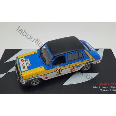 SIMCA 1200 TI P. ALONSO RALLYE FALLAS 1979 ALTAYA ESCALA 1:43