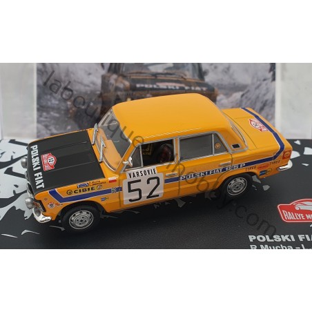 POLSKI FIAT 125 P R. MUCHA RALLYE MONTE CARLO 1972 ALTAYA ESCALA 1:43