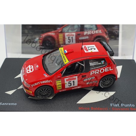 FIAT PUNTO S1600 M. BALDACCI RALLYE SANREMO 2003 ALTAYA ESCALA 1:43