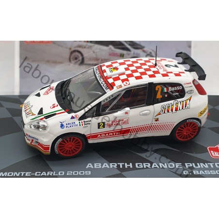 FIAT ABARTH GRANDE PUNTO S2000 G. BASSO RALLYE MONTE CARLO 2009 ALTAYA ESCALA 1:43