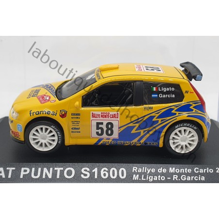 FIAT PUNTO S1600 M. LIGATO RALLYE MONTE CARLO 2003 ALTAYA ESCALA 1:43