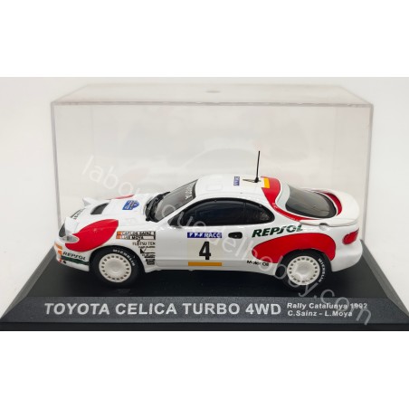TOYOTA CELICA TURBO 4WD C. SAINZ RALLY CATALUNYA 1992 ALTAYA ESCALA 1:43