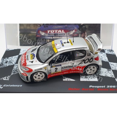 PEUGEOT 206 WRC D. AURIOL RALLY CATALUNYA 2001 ALTAYA ESCALA 1:43