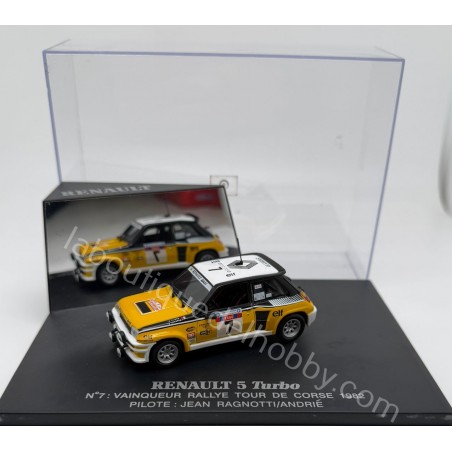 RENAULT 5 TURBO J. RAGNOTTI TOUR DE CORSE 1982 UNIVERSAL HOBBIES ESCALA 1:43