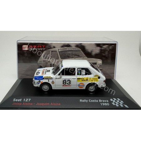 SEAT 127 J. ALSINA RALLY COSTA BRAVA 1980 ALTAYA ESCALA 1:43