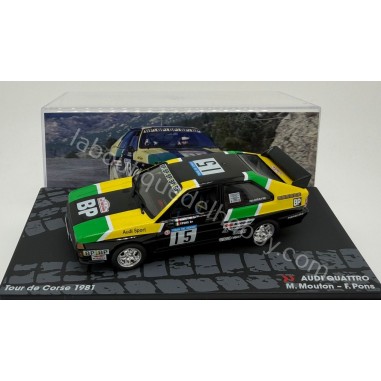 AUDI QUATTRO M. MOUTON TOUR DE CORSE...