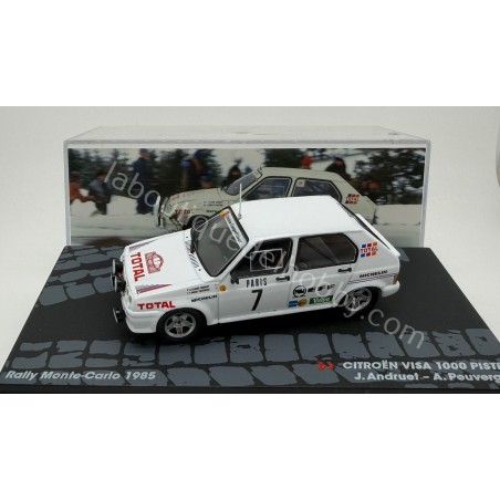 CITROEN VISA 1000 PISTES J. ANDRUET RALLY MONTE CARLO 1985 ALTAYA ESCALA 1:43