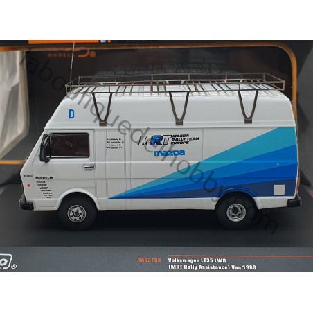VOLKSWAGEN LT35 LWB MAZDA MRT RALLY ASSISTANCE VAN 1989 IXO MODELS ESCALA 1:43