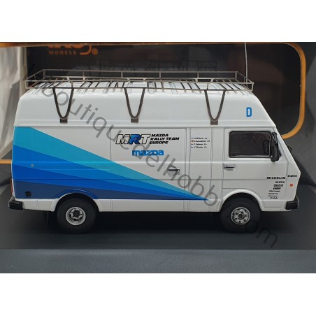 VOLKSWAGEN LT35 LWB MAZDA MRT RALLY ASSISTANCE VAN 1989 IXO MODELS ESCALA 1:43