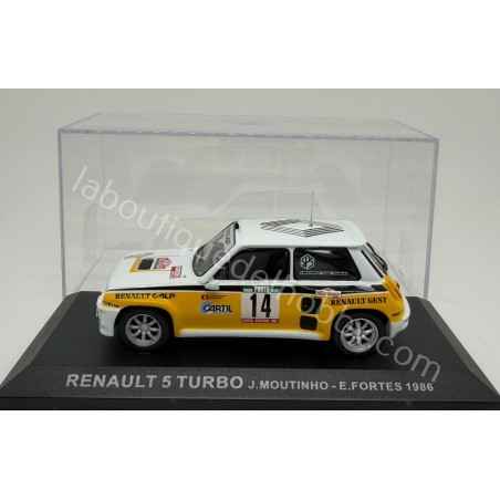 RENAULT 5 TURBO J. MOUTINHO RALLYE PORTUGAL 1986 ALTAYA ESCALA 1:43