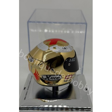 CASCO JORGE LORENZO RICARDO TORMO 2010 ALTAYA ESCALA 1:5