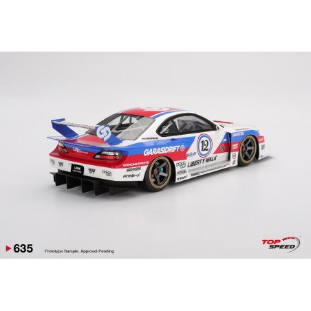 NISSAN SILVIA S15 SUPER SILHOUETTE GARASIDRIFT LBWK 2025 TOP SPEED ESCALA 1:18