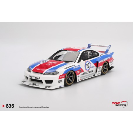 NISSAN SILVIA S15 SUPER SILHOUETTE GARASIDRIFT LBWK 2025 TOP SPEED ESCALA 1:18