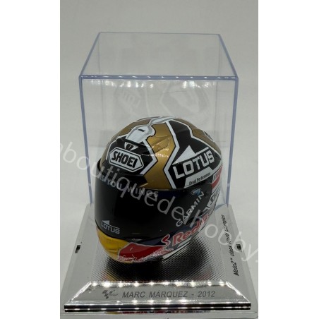 CASCO MARC MARQUEZ MOTO2 CLASS WORLD CHAMPION 2012 ALTAYA ESCALA 1:5