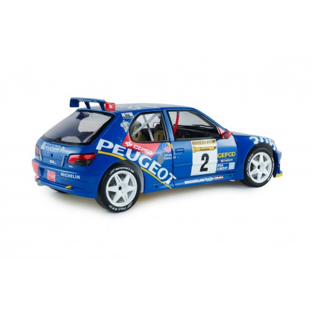 PEUGEOT 306 MAXI J. AZCONA RALLY AVILES 1997 SOLIDO ESCALA 1:18