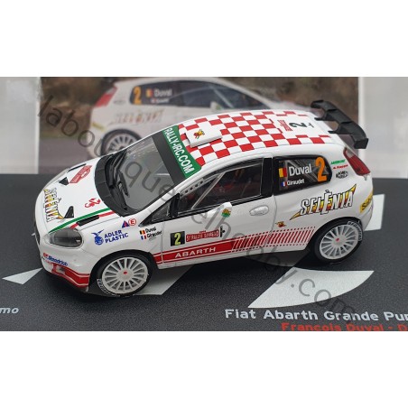 FIAT ABARTH GRANDE PUNTO S2000 F. DUVAL RALLY SANREMO 2009 ALTAYA ESCALA 1:43
