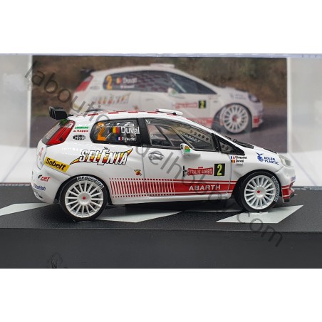 FIAT ABARTH GRANDE PUNTO S2000 F. DUVAL RALLY SANREMO 2009 ALTAYA ESCALA 1:43
