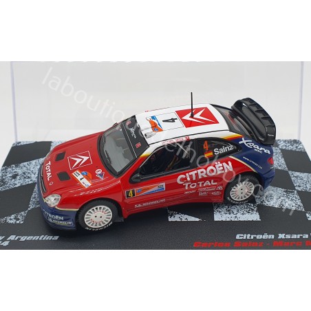 CITROEN XSARA WRC C. SAINZ RALLY ARGENTINA 2004 ALTAYA ESCALA 1:43