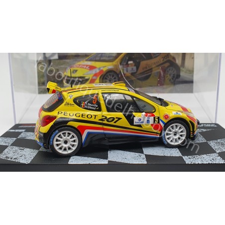PEUGEOT 207 S2000 T. NEUVILLE TOUR CORSE 2011 ALTAYA ESCALA 1:43