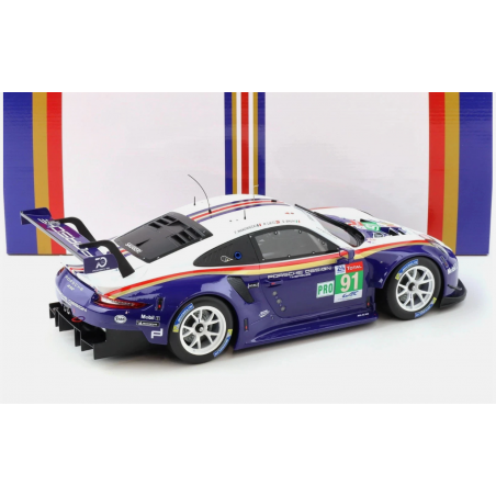PORSCHE 911 991 RSR GT TEAM LIETZ-BRUNI-MAKOWIECKI LE MANS 2018 IXO ESCALA 1:12