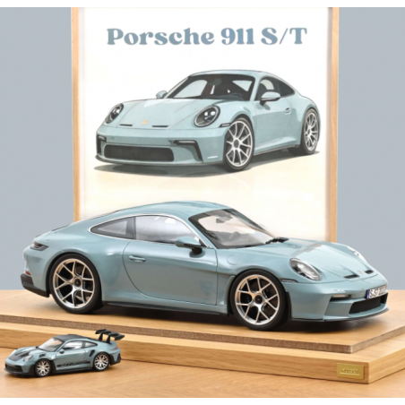 PORSCHE 911 S/T MEISSENBLUE 2023 NOREV ESCALA 1:12