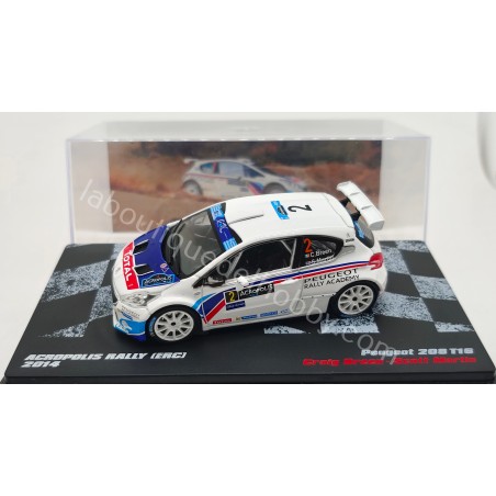 PEUGEOT 208 T16 C. BREEN RALLY ACROPOLIS 2014 ALTAYA ESCALA 1:43