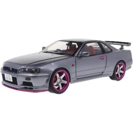 NISSAN SKYLINE GT-R R34 1999 SOLIDO ESCALA 1:18