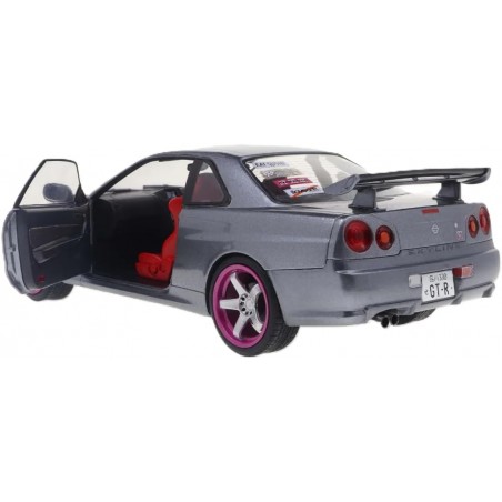 NISSAN SKYLINE GT-R R34 1999 SOLIDO ESCALA 1:18