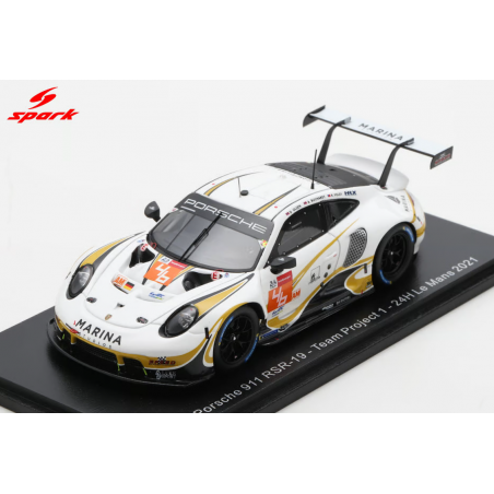 PORSCHE 911 RSR-19 TEAM PROJECT 1 OLSEN-BUCHARDT-FOLEY LE MANS 2021 SPARK ESCALA 1:43