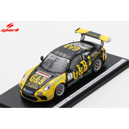 PORSCHE 911 GT3 CUP L. SUNDAHL PORSCHE CARRERA CUP SCANDINAVIA CHAMPION 2020 SPARK ESCALA 1:43