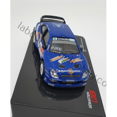 CITROEN XSARA WRC S. LOEB RALLYE ROUERGUE AVEYRON MIDI-PYRENEES 2006 ALTAYA ESCALA 1:43