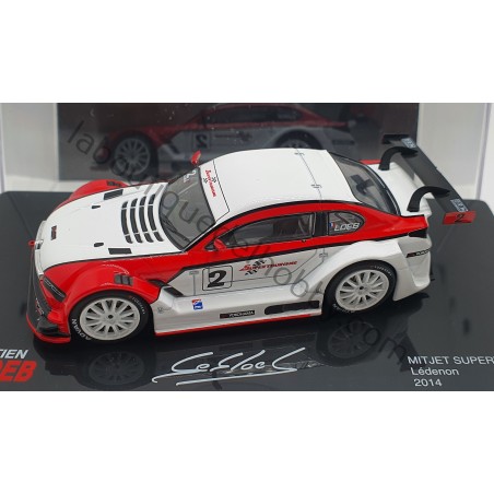 MITJET SUPERTOURISME S. LOEB LEDENON 2014 ALTAYA ESCALA 1:43