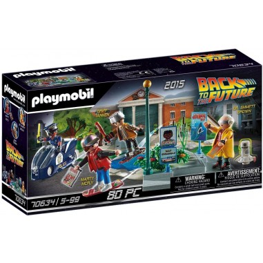 PERSECUCION EN MONOPATIN BACK TO THE FUTURE PLAYMOBIL 70634