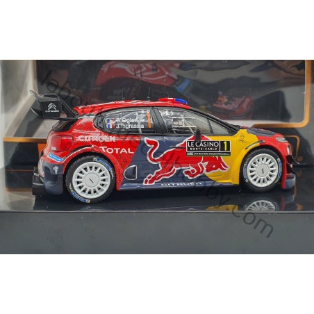 CITROEN C3 WRC S. OGIER WINNER RALLYE MONTE CARLO 2019 IXO ESCALA 1:43
